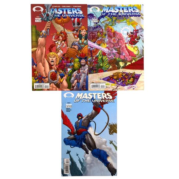 Masters of the Universe 2003 Image Comics Lot: #1A, #2B, #3A NM VF He-Man MOTU - Picture 1 of 2